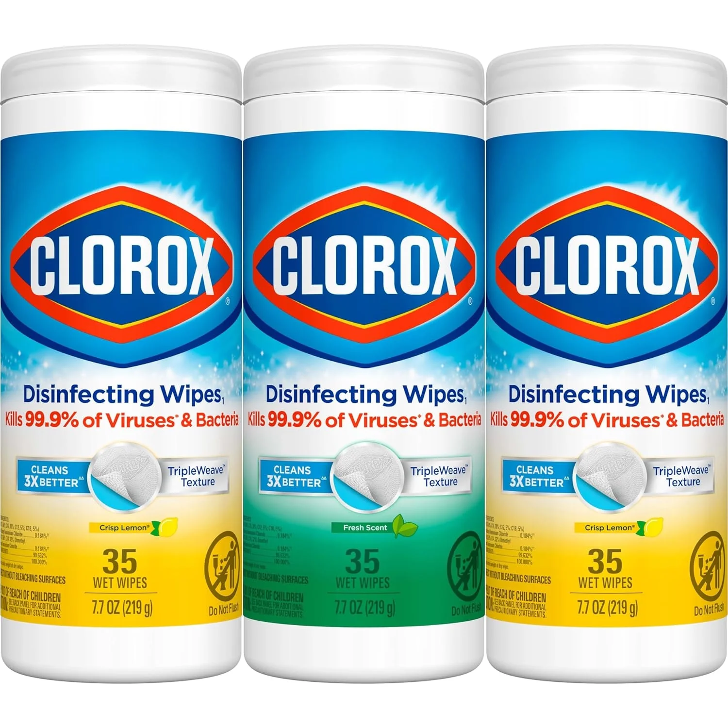 Disinfecting Wipes Multi-Pack 3-Pack